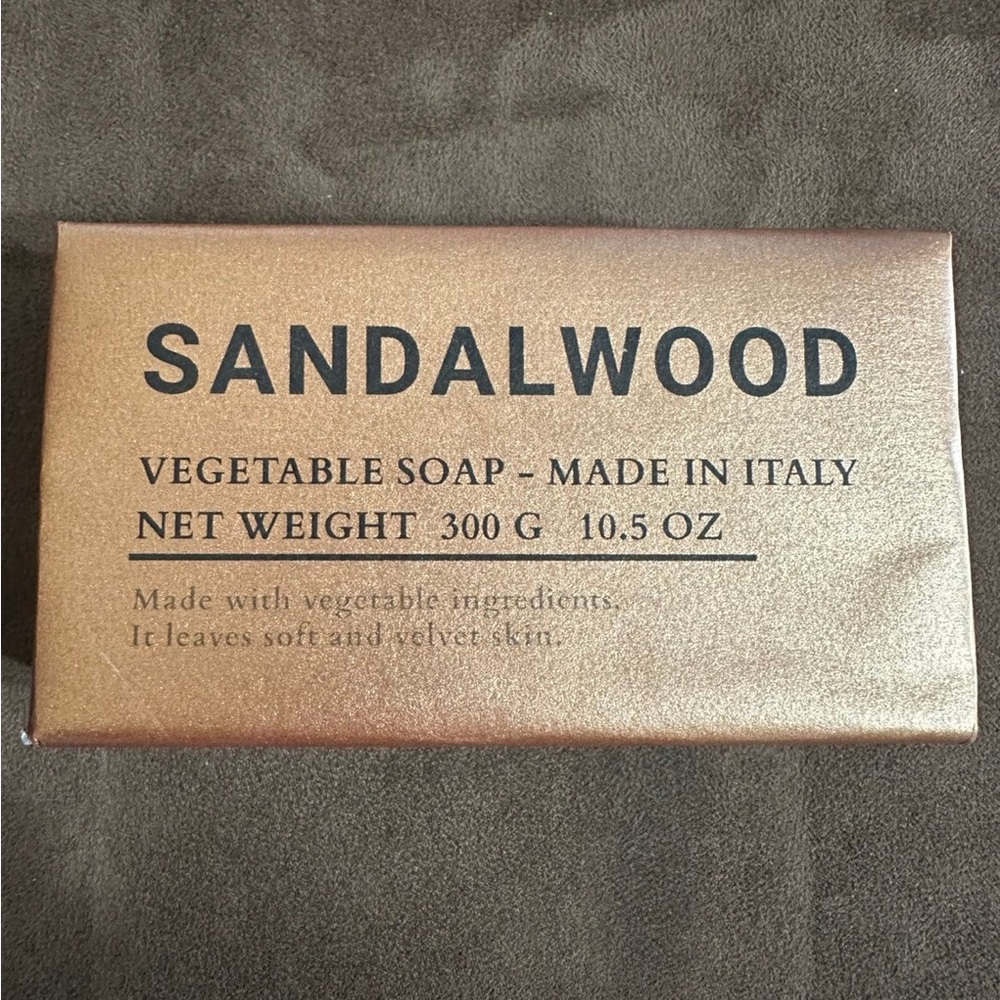 Alchimia Sandalwood Vegetable Men Soap Bar 10.5 Oz
